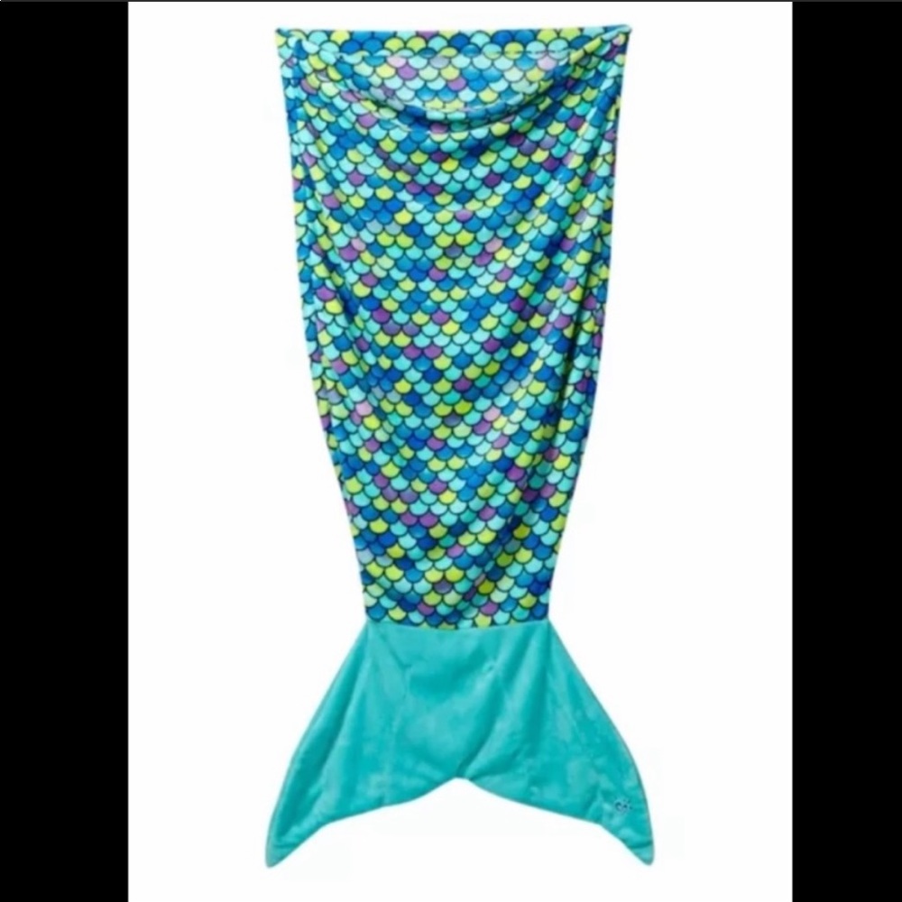 Justice Mermaid Tail Step In Plush Blanket 60x26